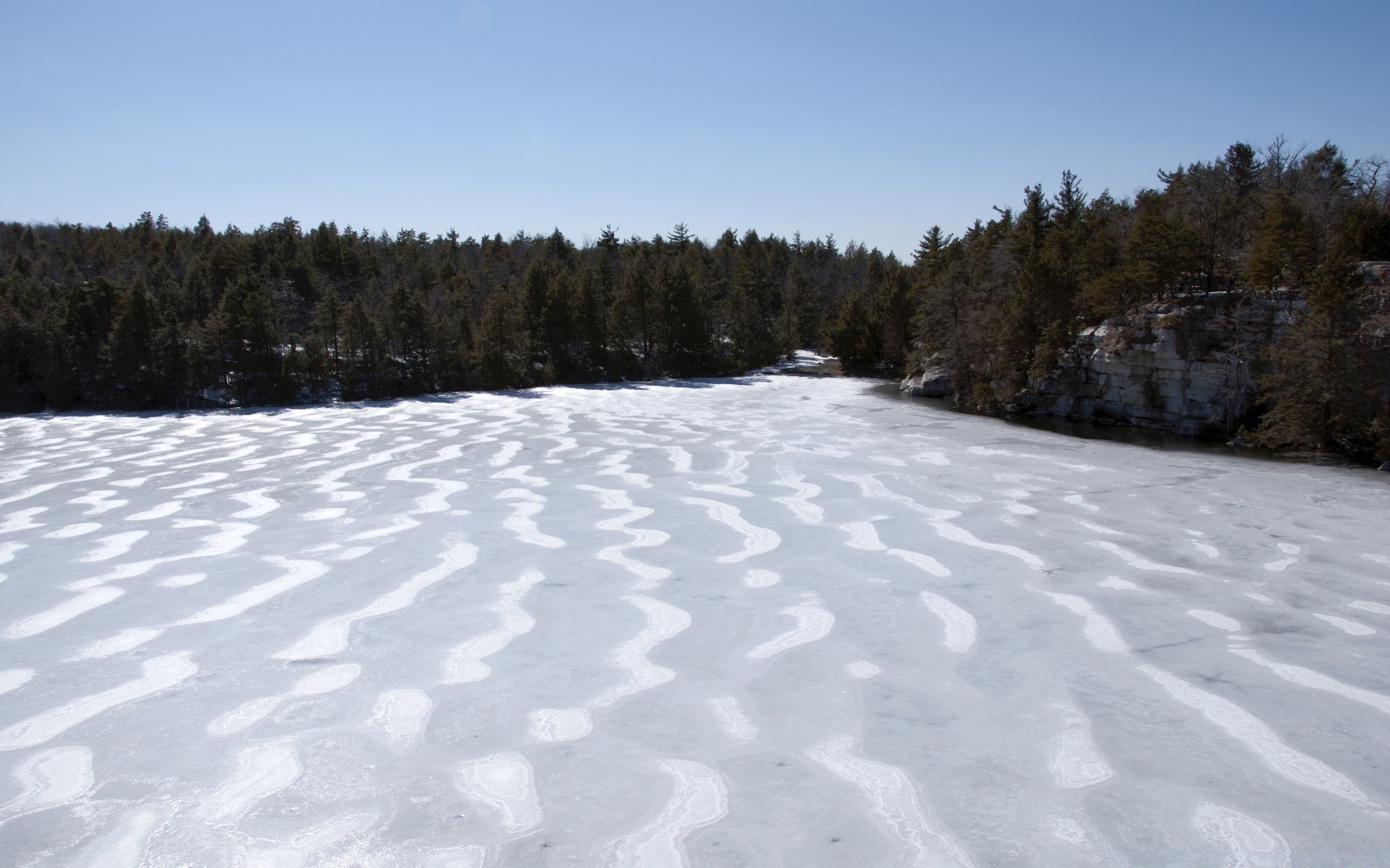 lake snow winter cold landscape ice frozen frost tree weather nature mountain season wood scenic track