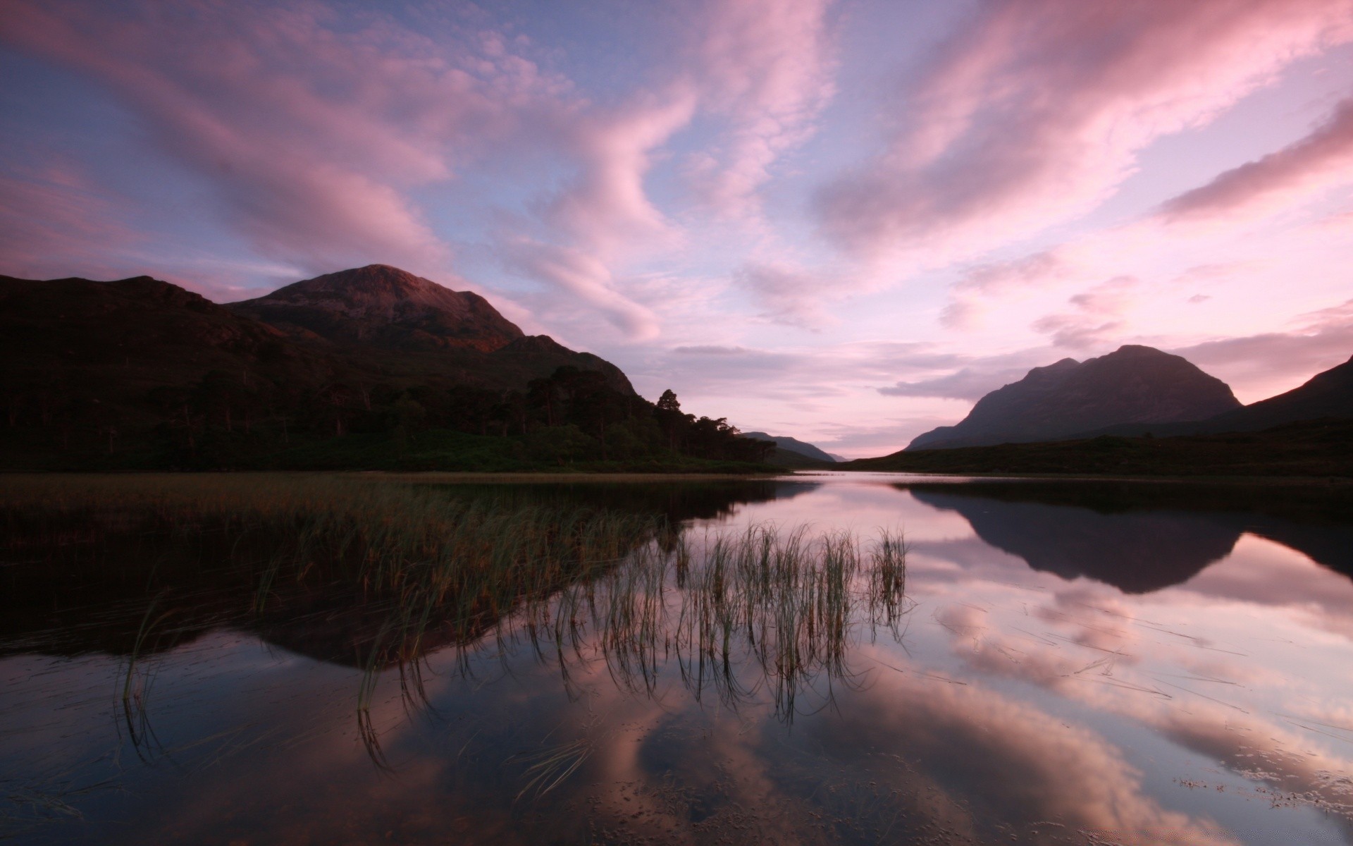 lac coucher de soleil aube eau réflexion soir crépuscule paysage ciel à l extérieur rivière nature montagnes voyage miroir