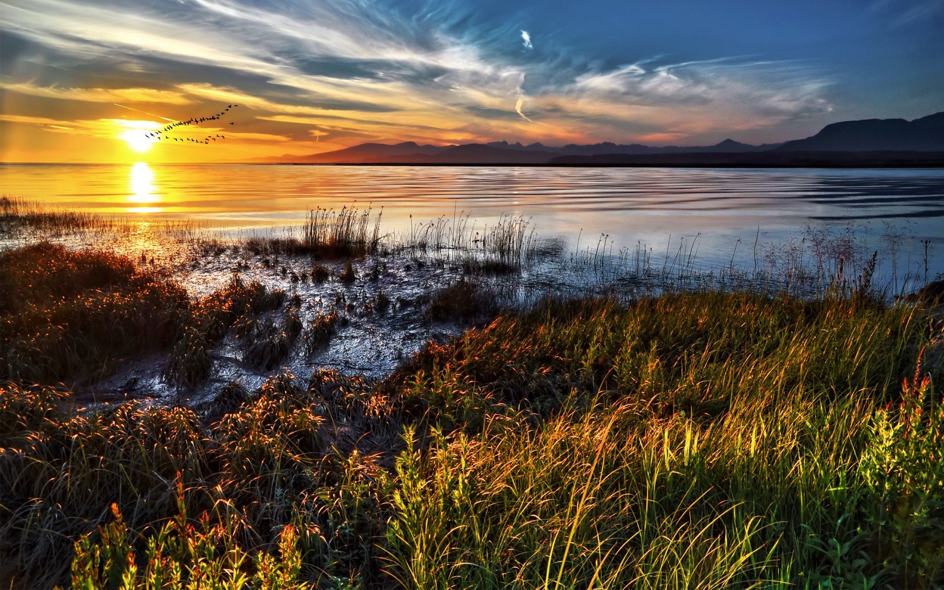 see sonnenuntergang landschaft dämmerung wasser natur reflexion himmel dämmerung abend sonne im freien wolke fluss herbst gutes wetter landschaftlich licht strand