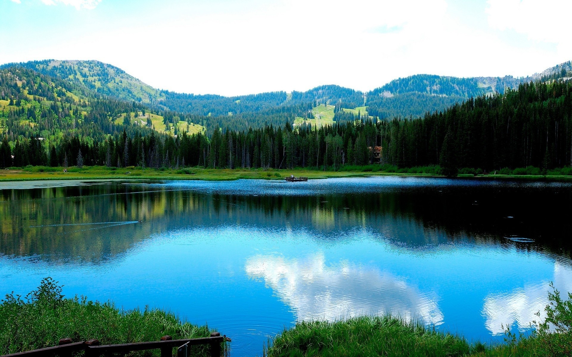 озеро гора лето скачать