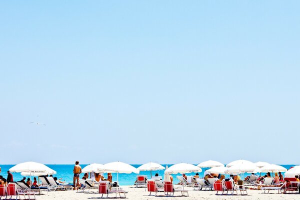 La playa a la que llegó mucha gente