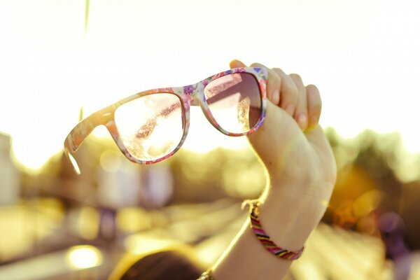 Close-up of the summer sun