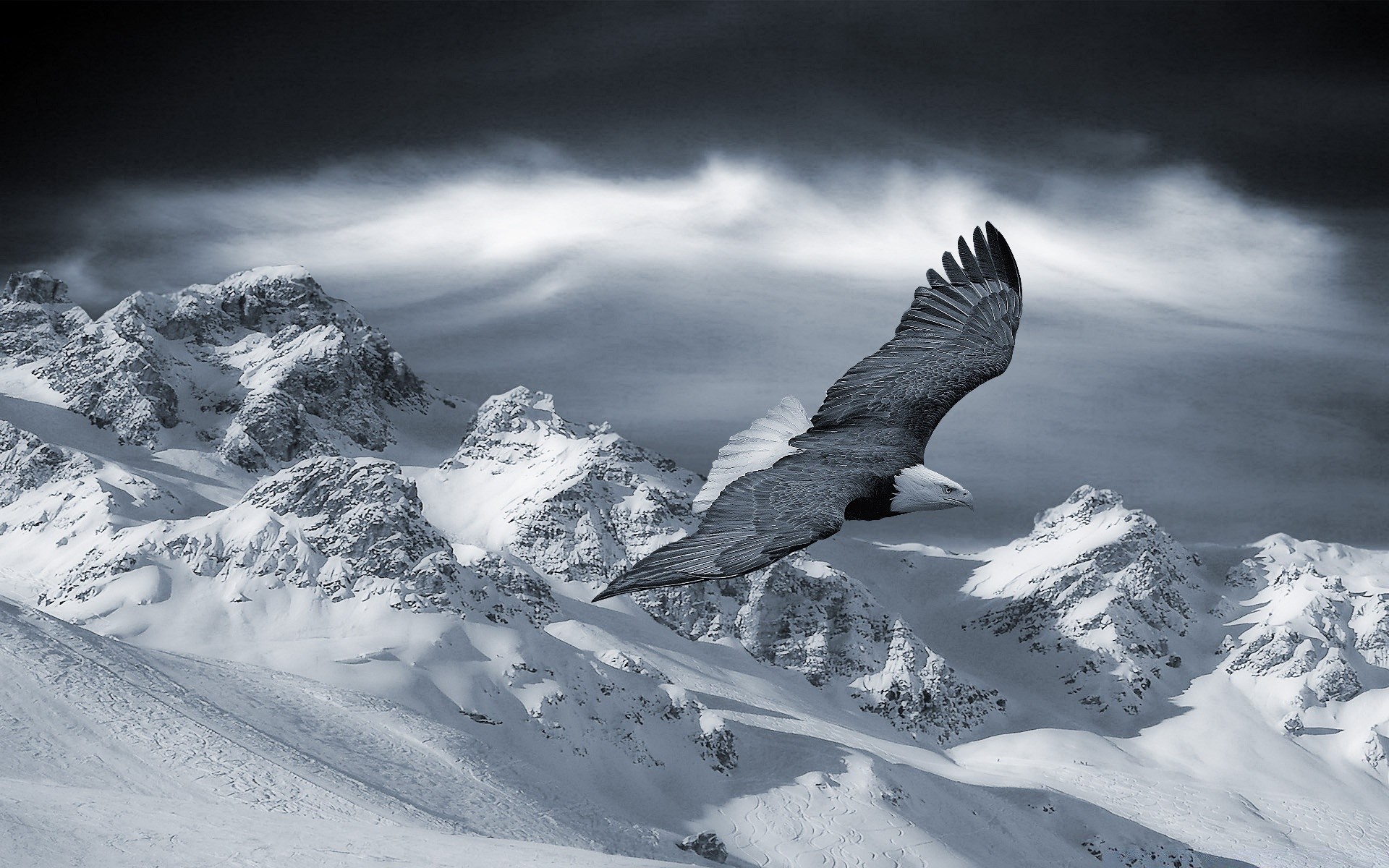 winter snow ice cold mountain frost nature sky landscape outdoors frozen high