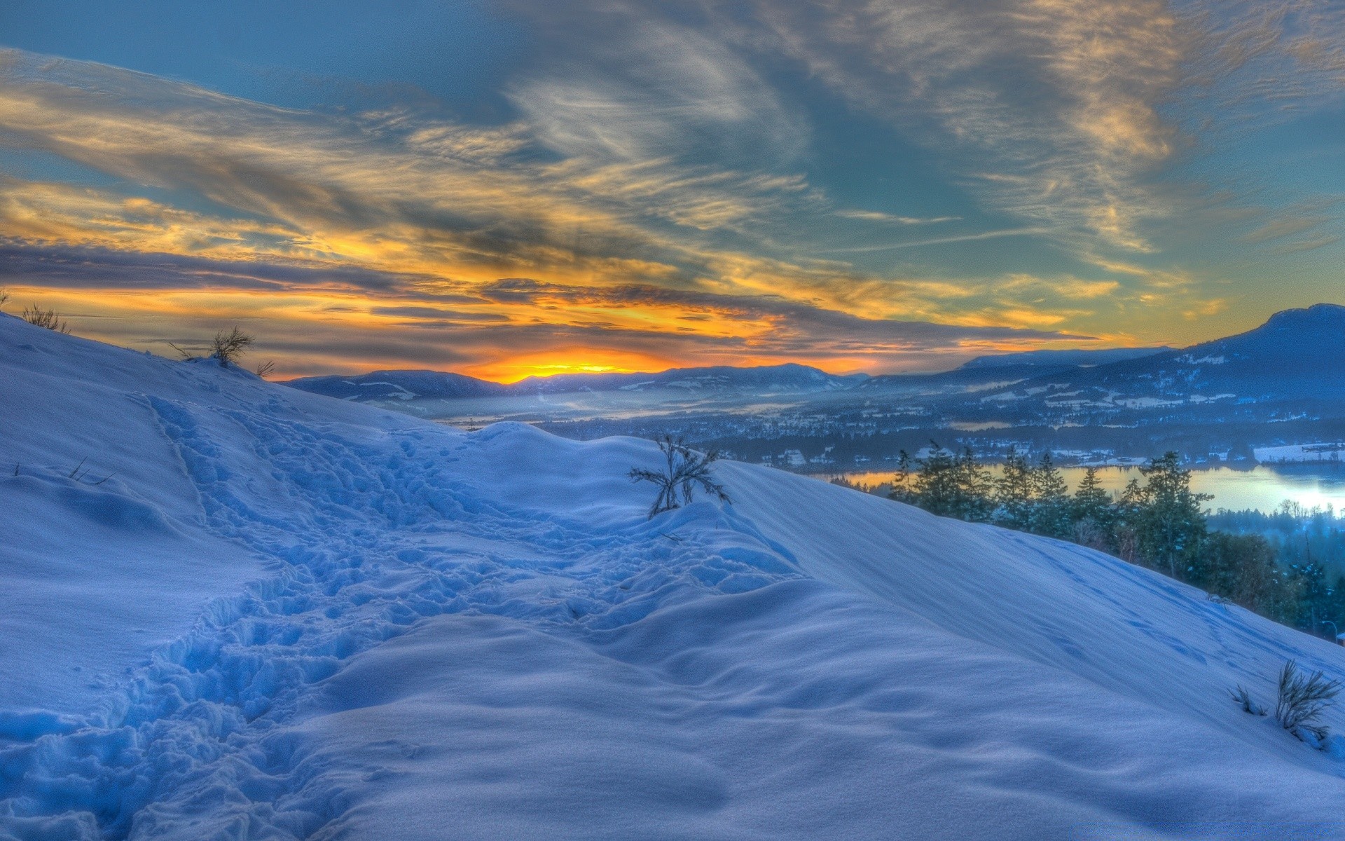 winter landschaft schnee natur himmel sonnenuntergang dämmerung im freien wasser reisen landschaftlich gutes wetter am abend eis berge kälte wetter tageslicht