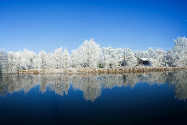 Panoramic photography winter