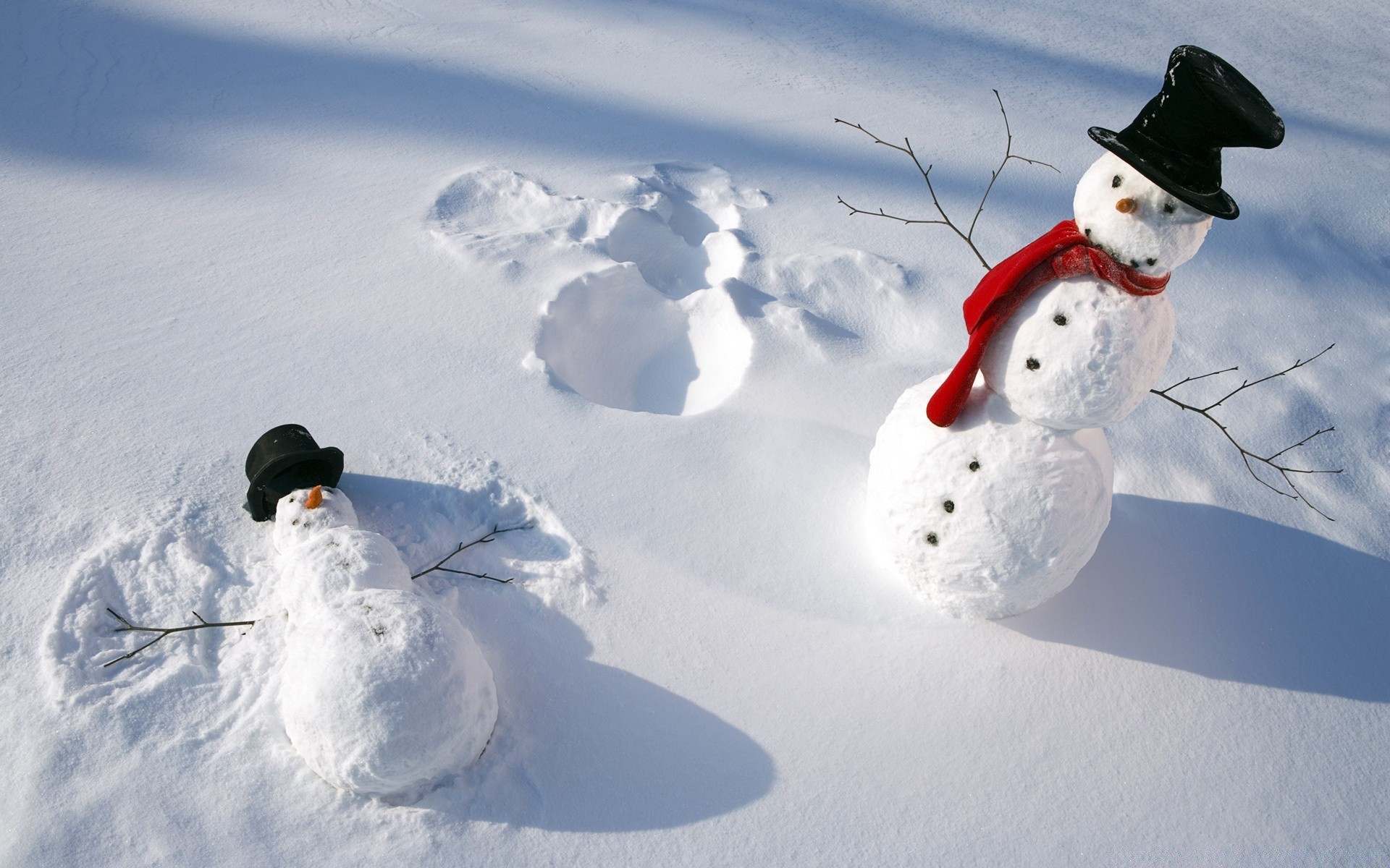Зима снеговик обои на рабочий стол / страница 5.