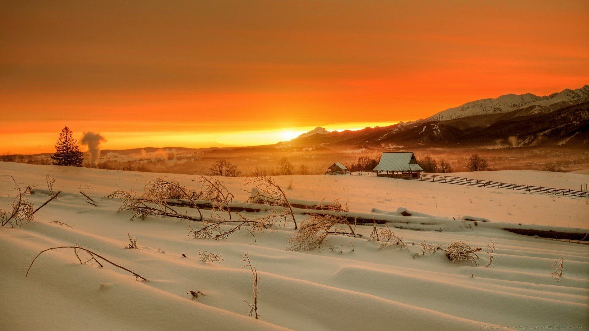 winter sunset dawn landscape evening sun nature sand sky dusk desert travel water fair weather beach outdoors snow