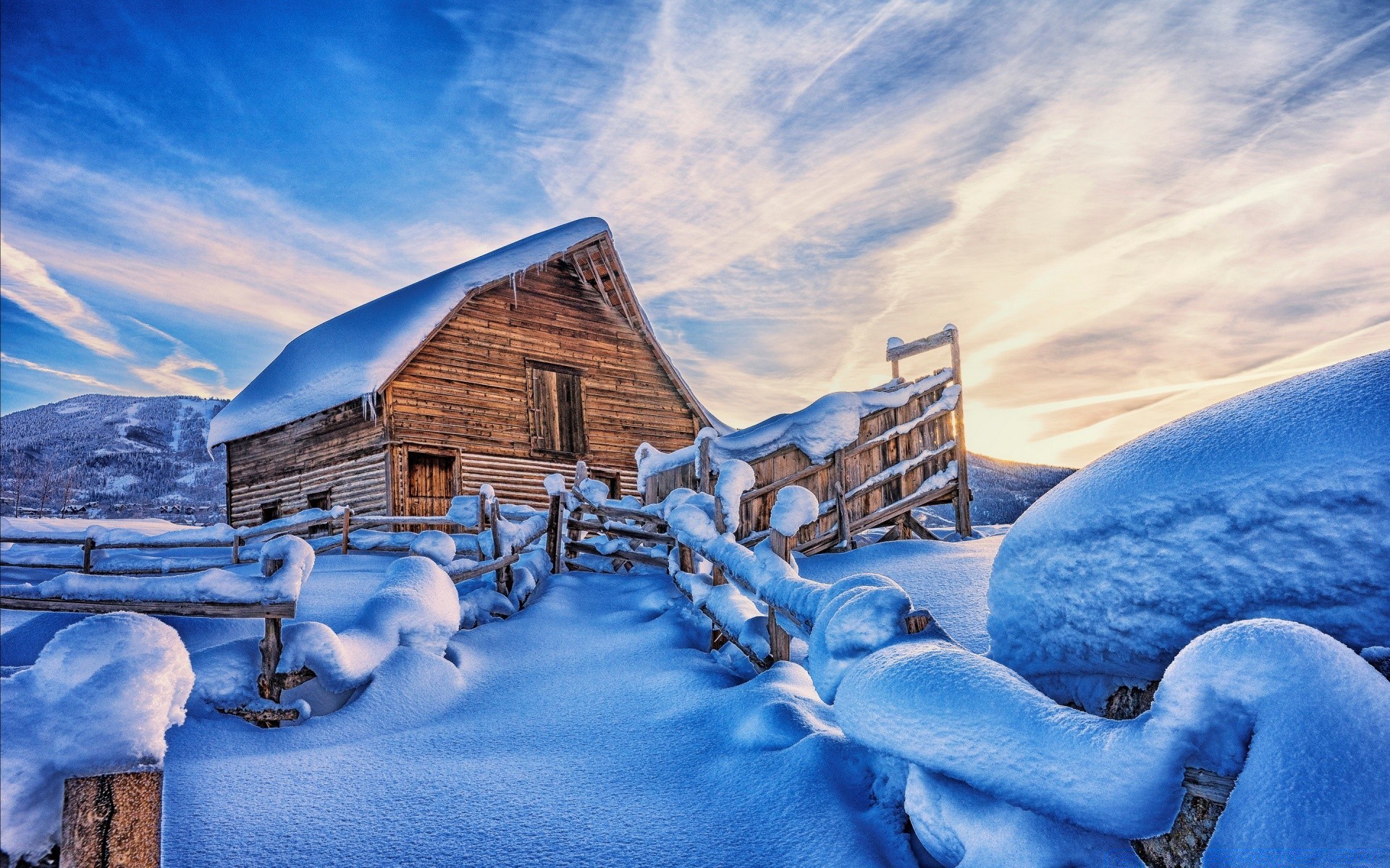 winter himmel schnee reisen landschaft haus im freien kälte landschaftlich reizvoll