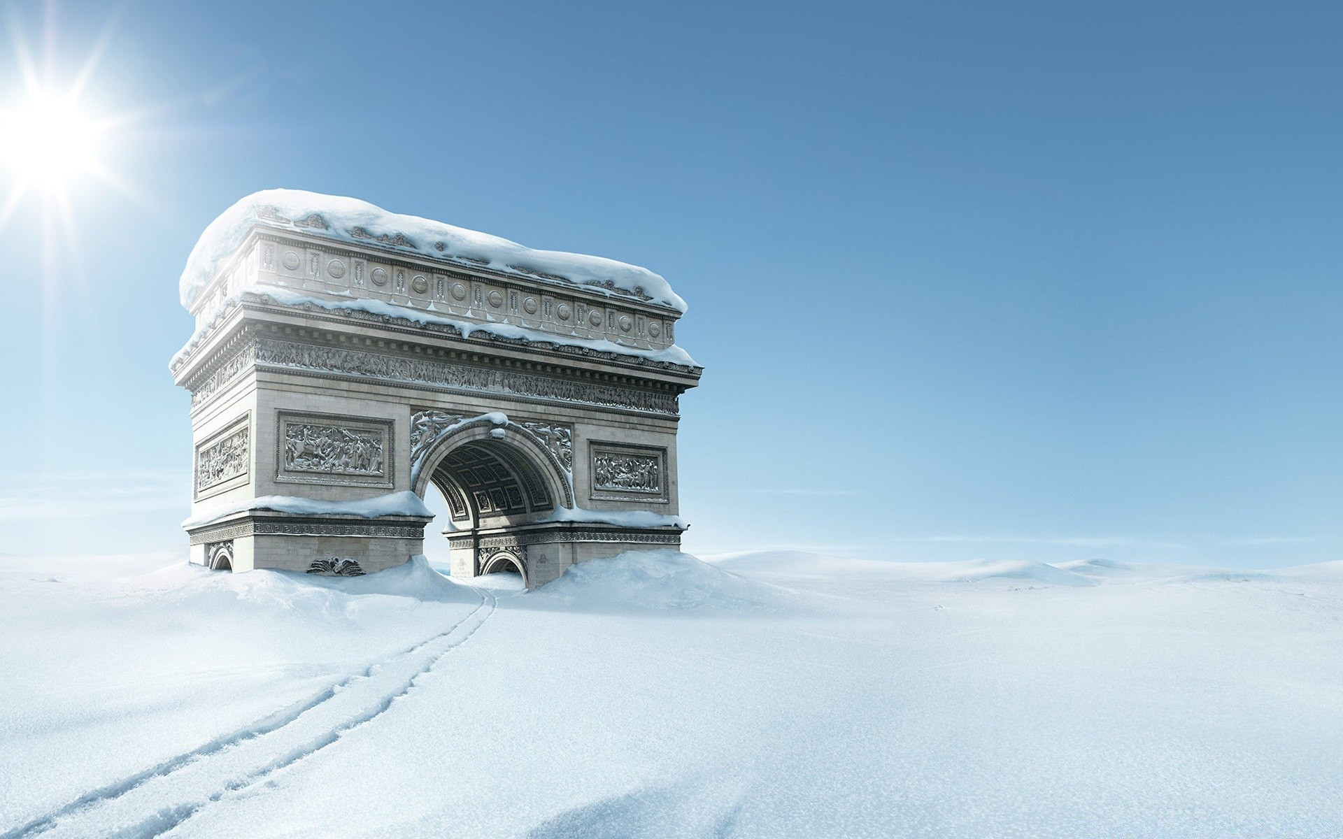 hiver neige froid ciel à l extérieur gel voyage glace paysage nature