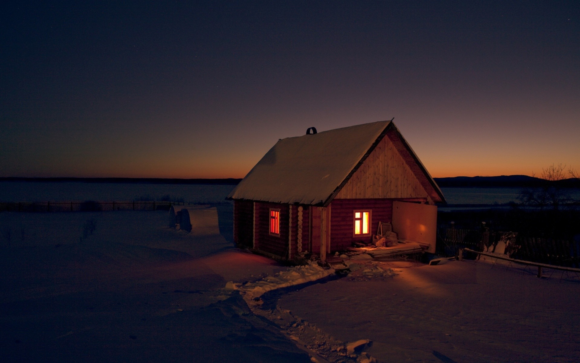 winter sonnenuntergang wasser bungalow dämmerung strand abend zuhause hütte licht haus ozean dämmerung reisen landschaft scheune