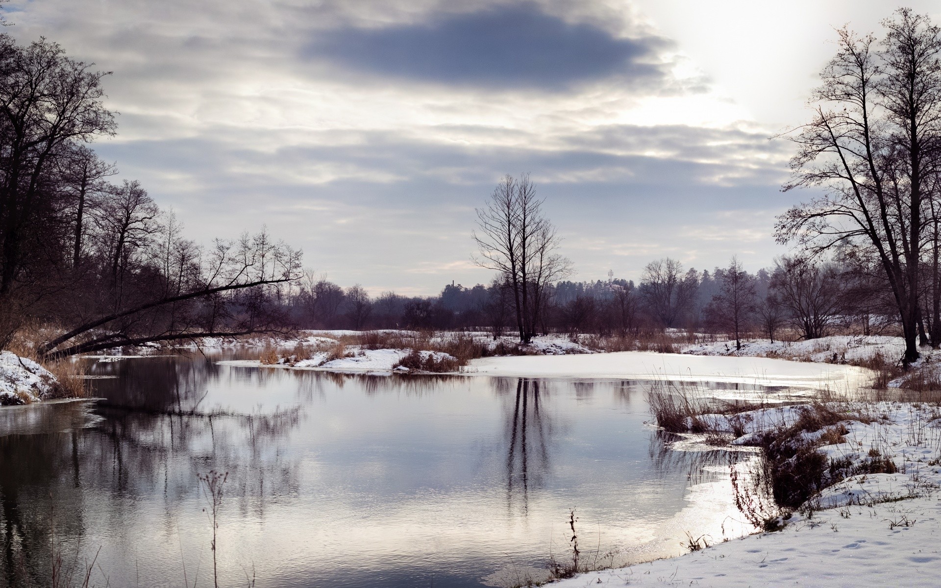 winter natur baum landschaft wasser dämmerung kälte holz schnee see reflexion wetter im freien fluss himmel frost gelassenheit jahreszeit eis