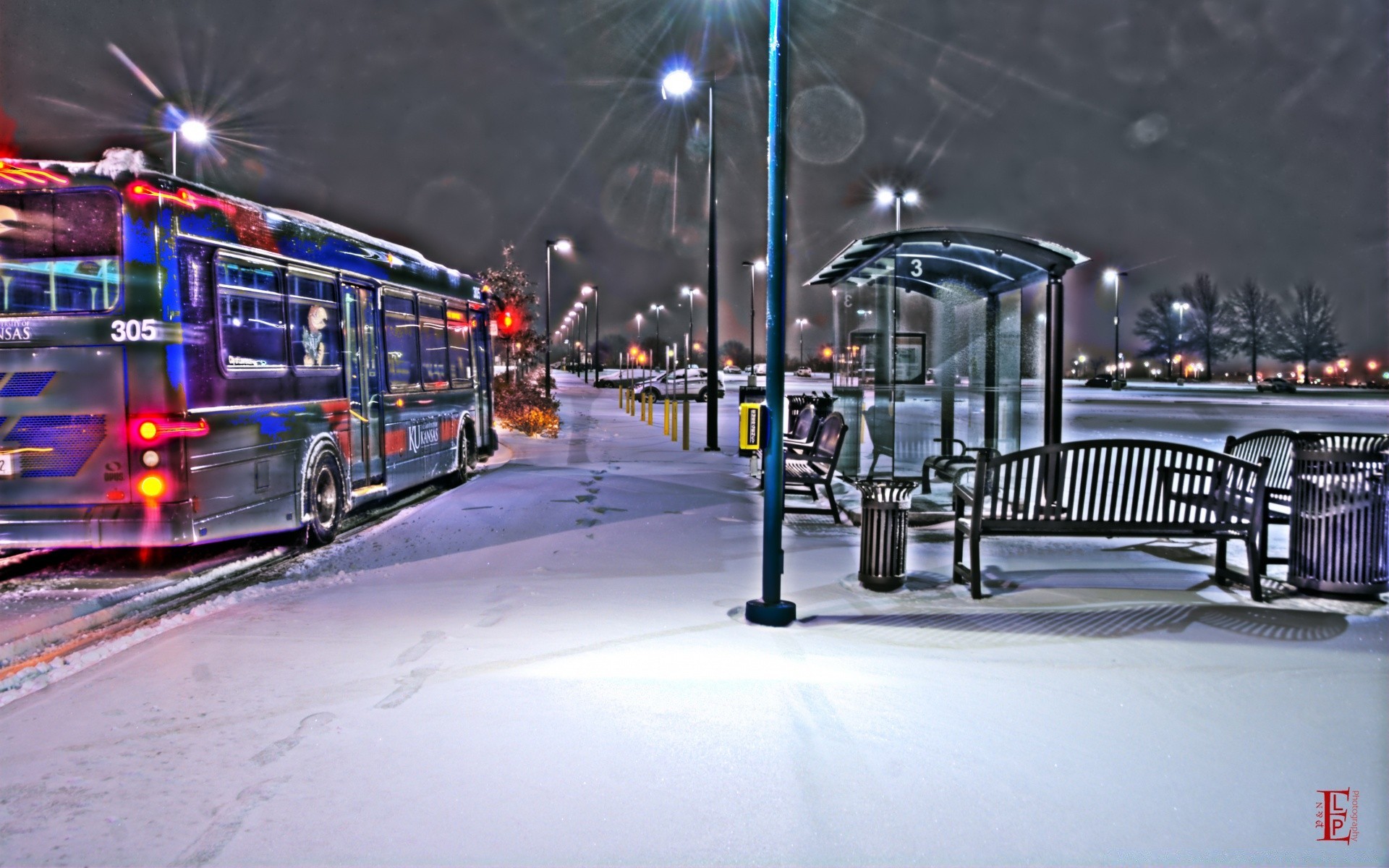 winter transportsystem verkehr unschärfe straße auto straße reisen stadt bus auto städtisch beeilen sie sich