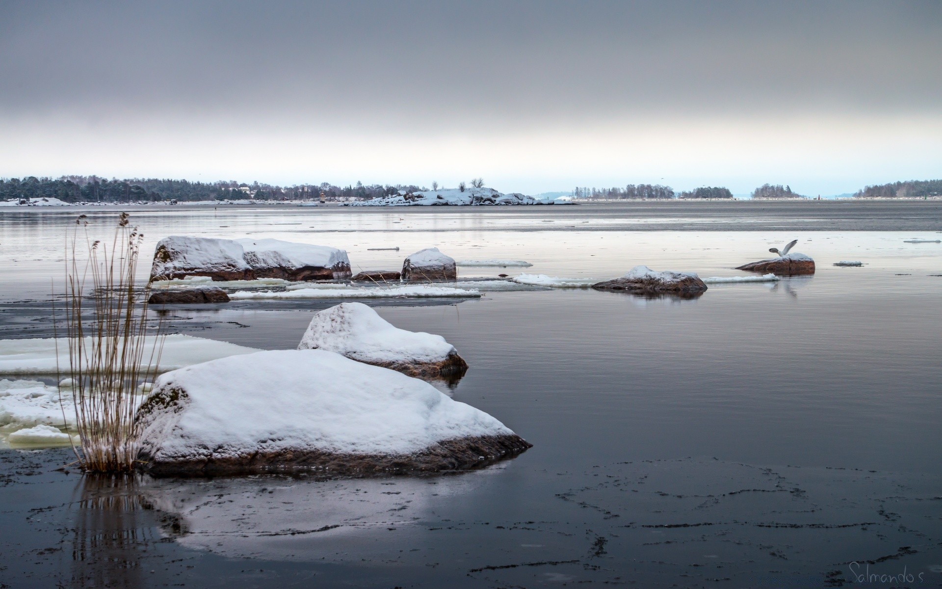 winter snow water ice frozen landscape cold frost sky weather lake seashore evening frosty nature sunset beach outdoors travel