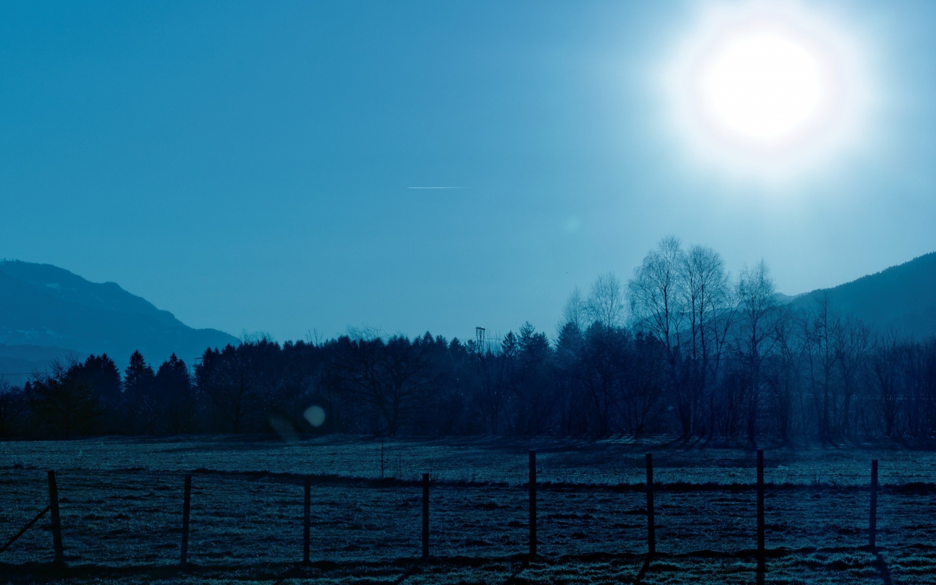 winter landscape dawn nature tree water sun sky lake sunset fog light outdoors mist wood evening