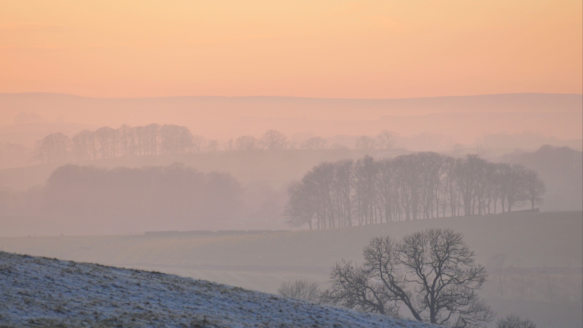 hiver brouillard aube brouillard paysage neige coucher de soleil eau arbre météo en plein air soir nature lac montagnes ciel voyage