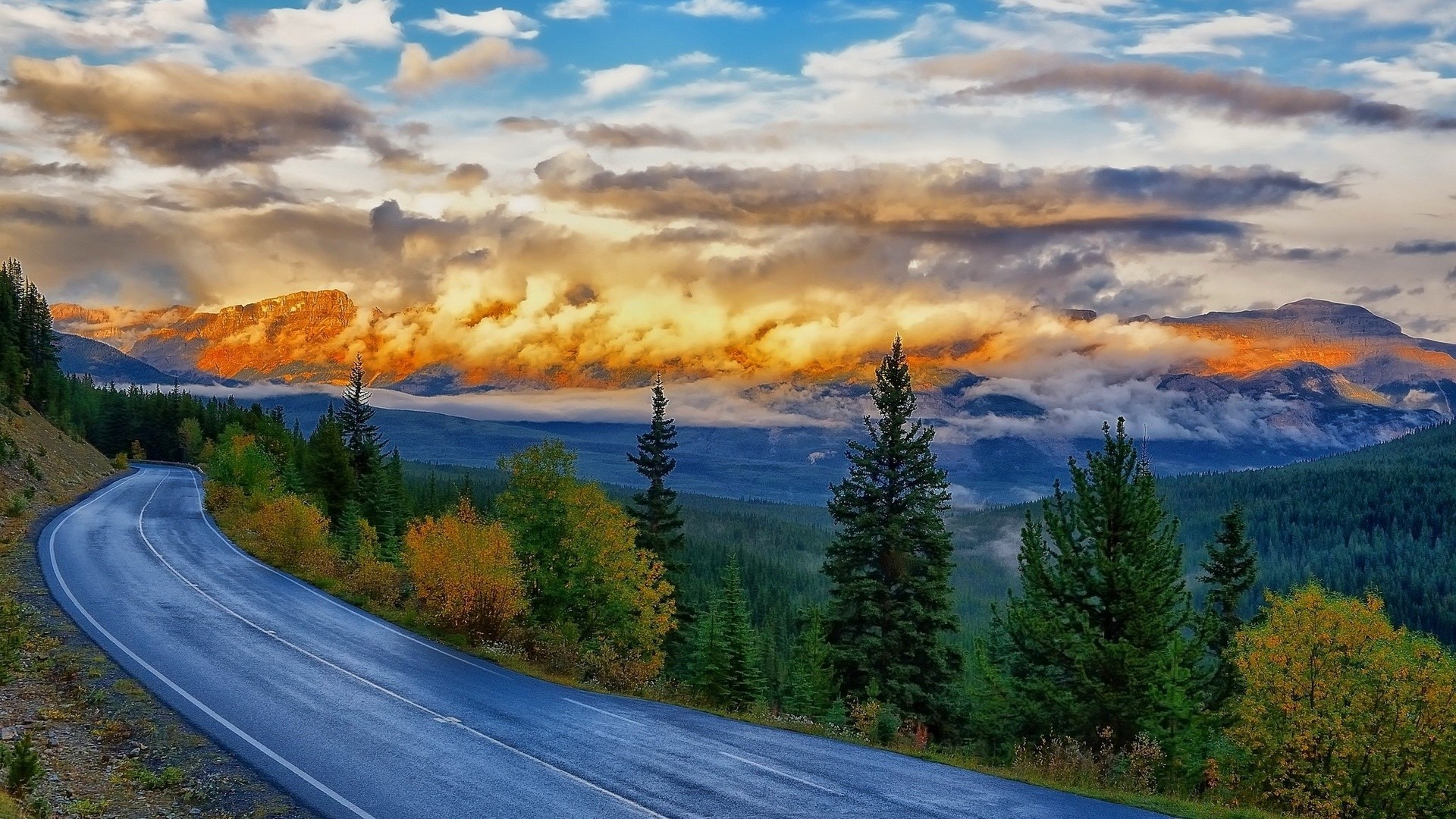paisaje paisaje naturaleza montaña escénico árbol madera viajes cielo carretera paisaje nube otoño lago al aire libre espectáculo amanecer reflexión nieve puesta de sol verano