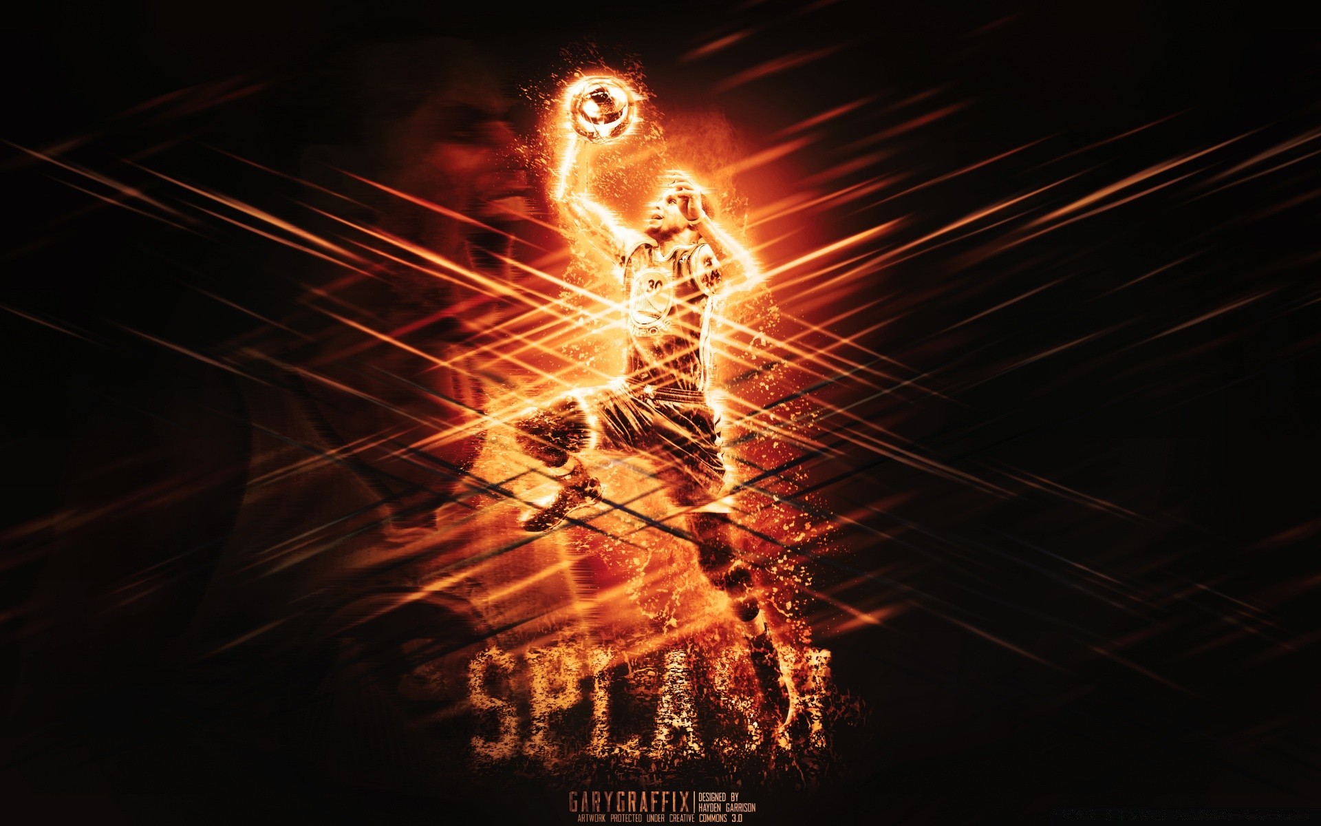 basketball flame abstract light dark energy bright science hot