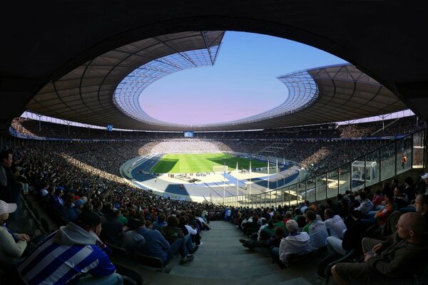 Fußballstadion, Publikum der Fans