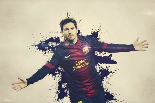 Futbolista Lionel Messi imagen