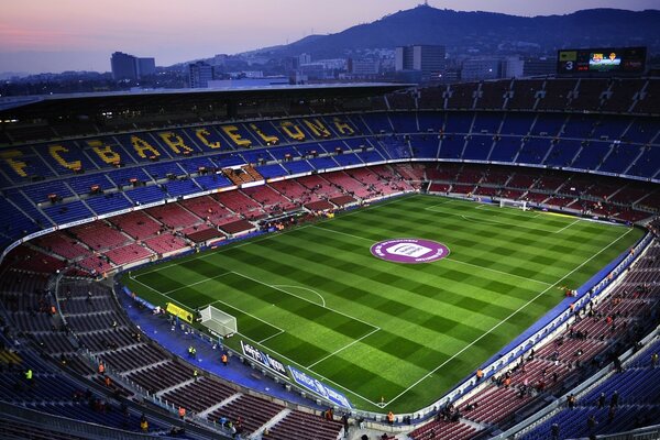 Stadio di calcio di Barcellona kamnou