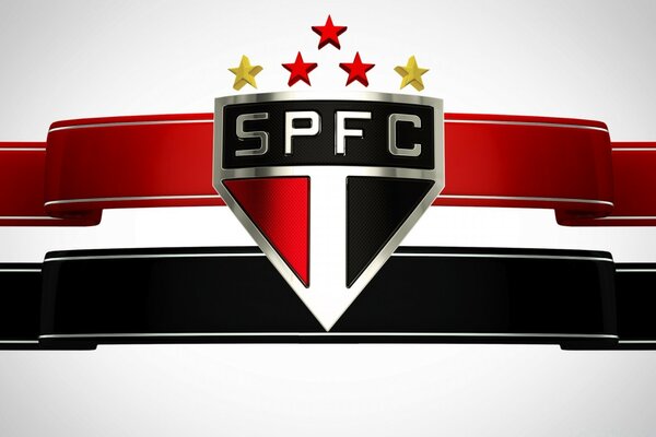 Symbole rouge et noir de l équipe de football