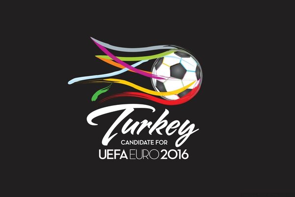 Vector illustration with the symbol of the Turkish football club