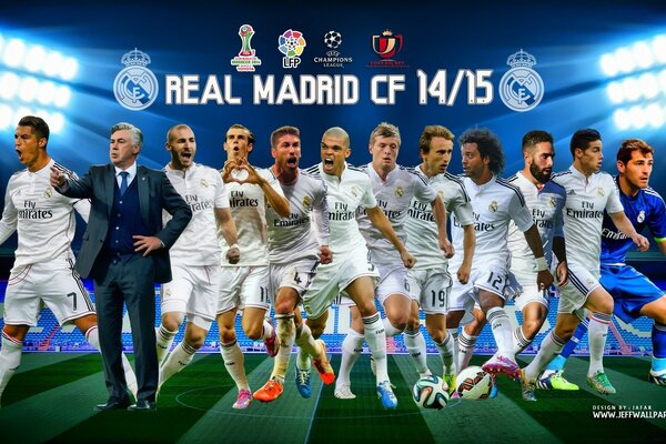 Cartel de fútbol del real Madrid