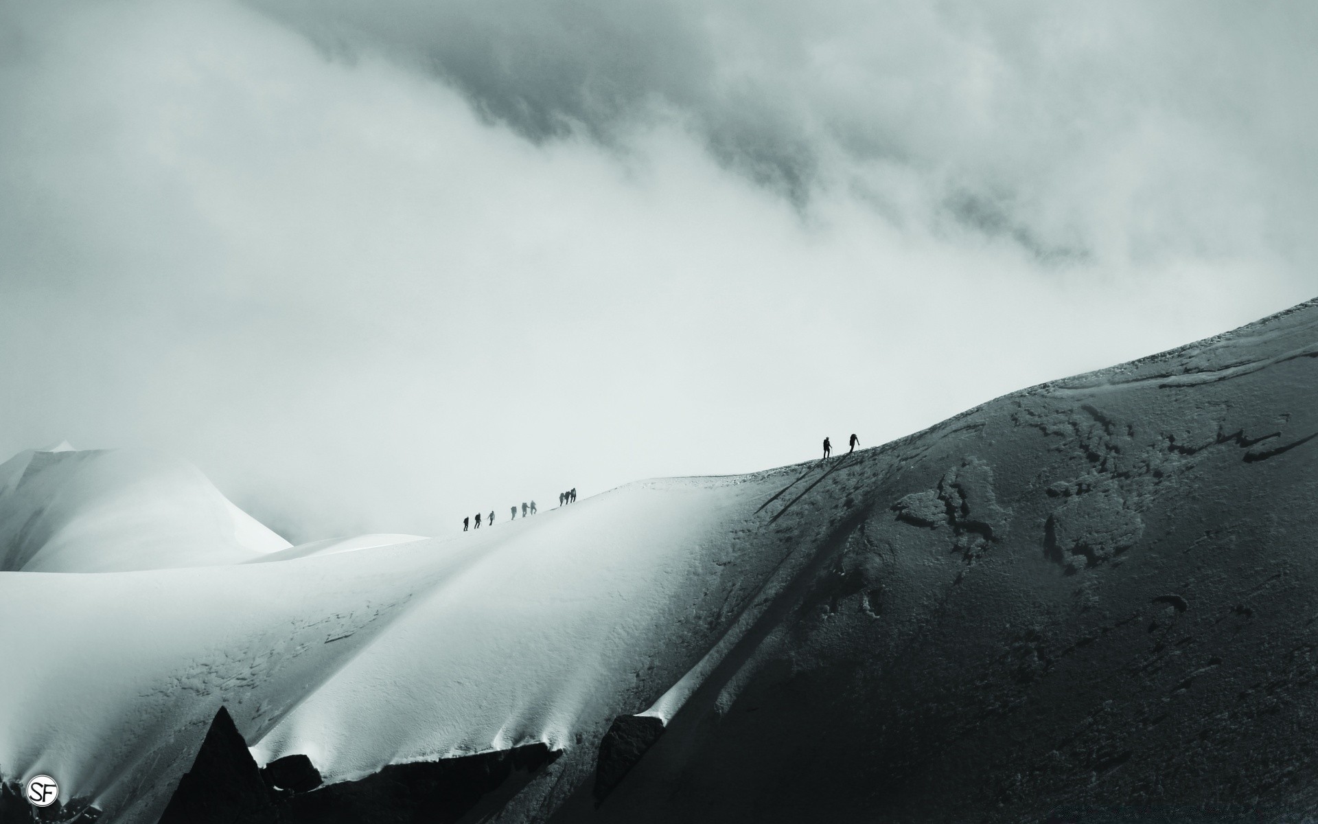 deportes nieve invierno paisaje monocromo niebla viajes hielo montañas frío cielo niebla