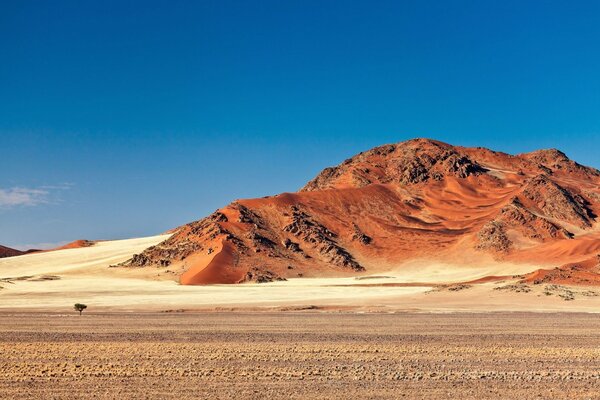 Afrikanische Landschaft Sand und Wüste