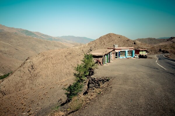 Reise durch Afrika der Weg in die Berge