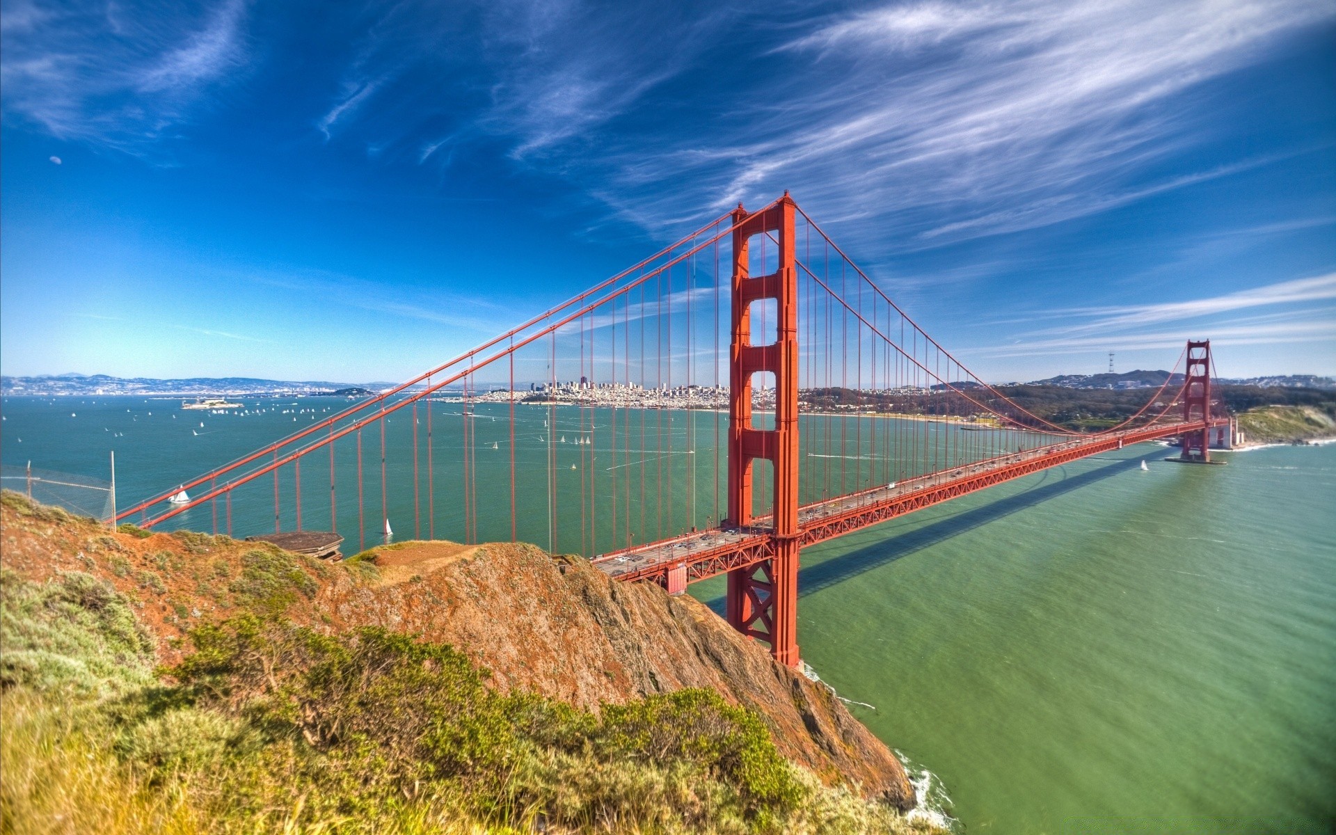 america bridge water suspension travel sky suspension bridge sea architecture ocean transportation system landscape bay river landmark connection seashore tourism suspend sight