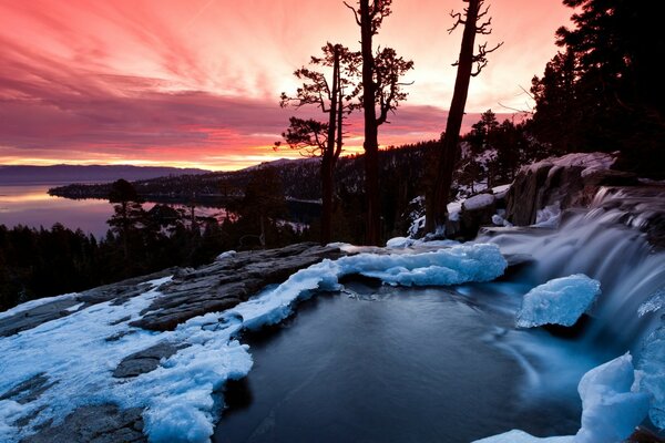 L hiver et l eau sont si fascinants