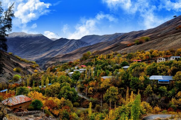 Landschaft:Eine Reise in die Berge in die Natur