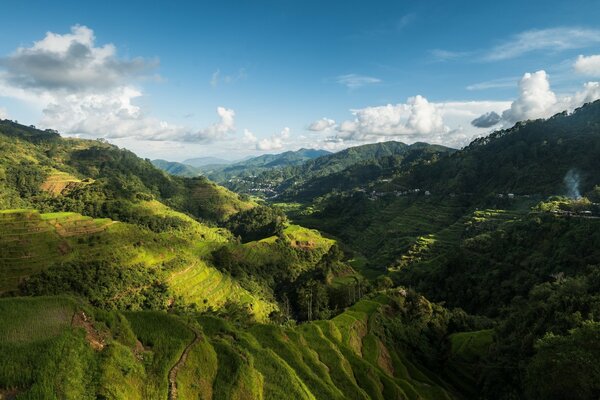 Reise, Landschaft der Natur der Berge