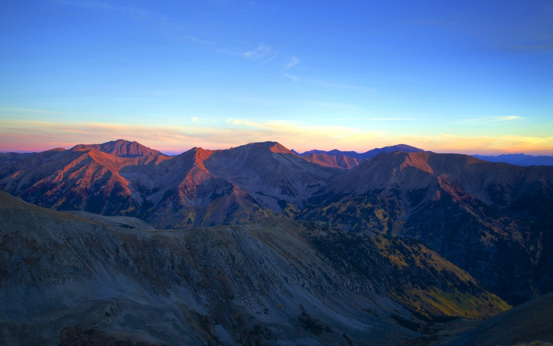 america mountain snow travel sunset landscape outdoors dawn sky nature fog