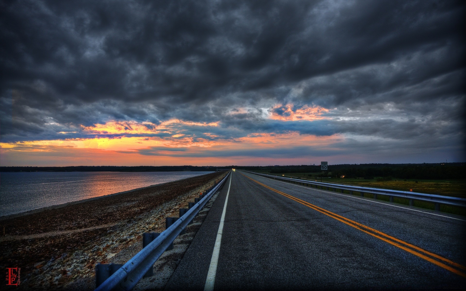 américa puesta del sol cielo viajes paisaje carretera crepúsculo tormenta noche al aire libre agua