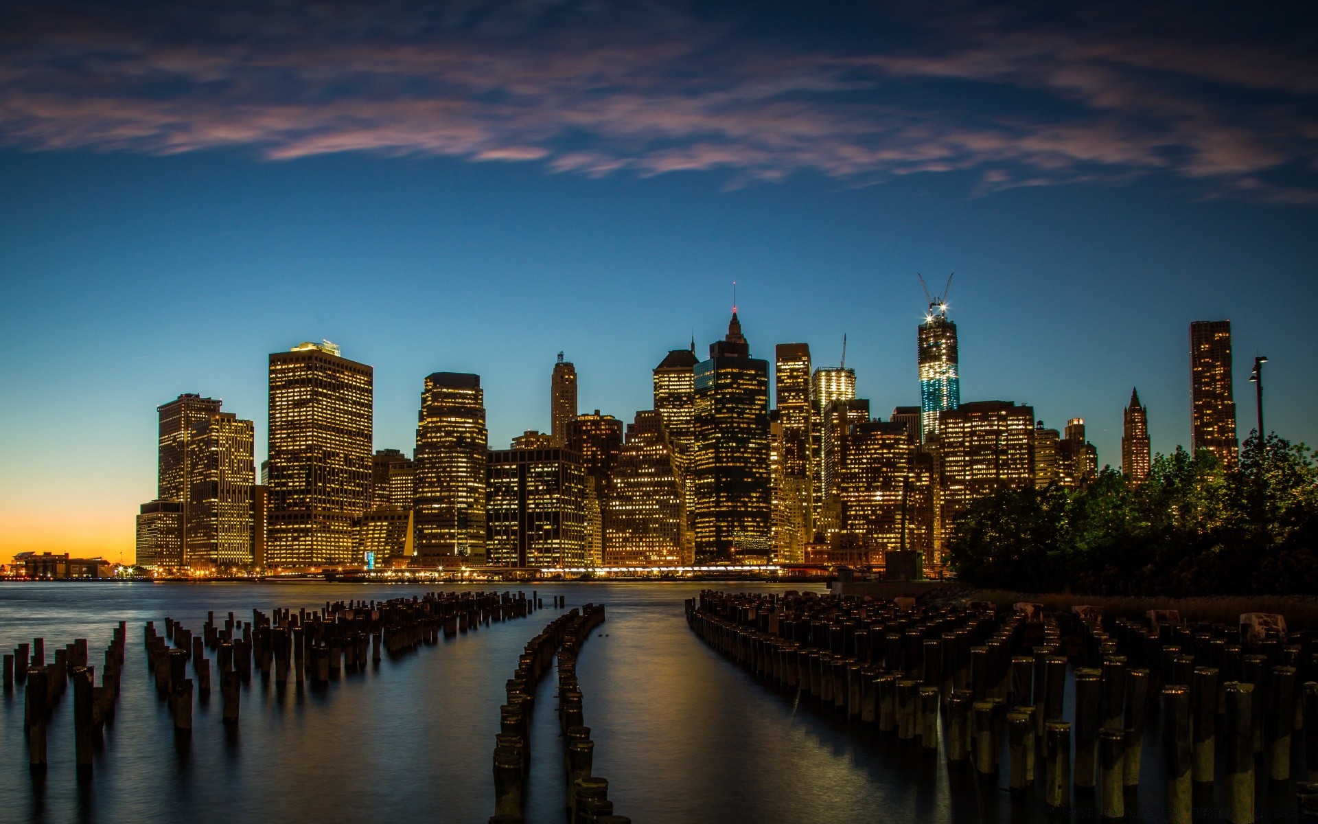 america architettura città viaggi skyline tramonto città acqua cielo casa crepuscolo fiume riflessione sera alba centro grattacielo all aperto torre