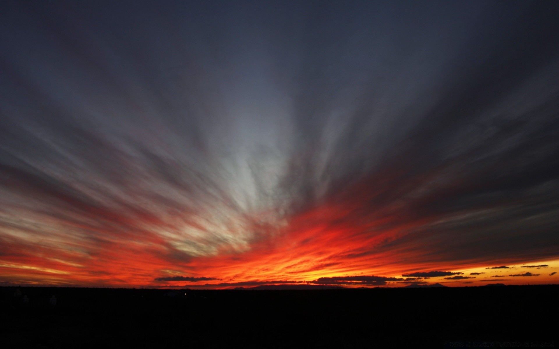 america abstract sunset flame evening eruption light bright blur dark