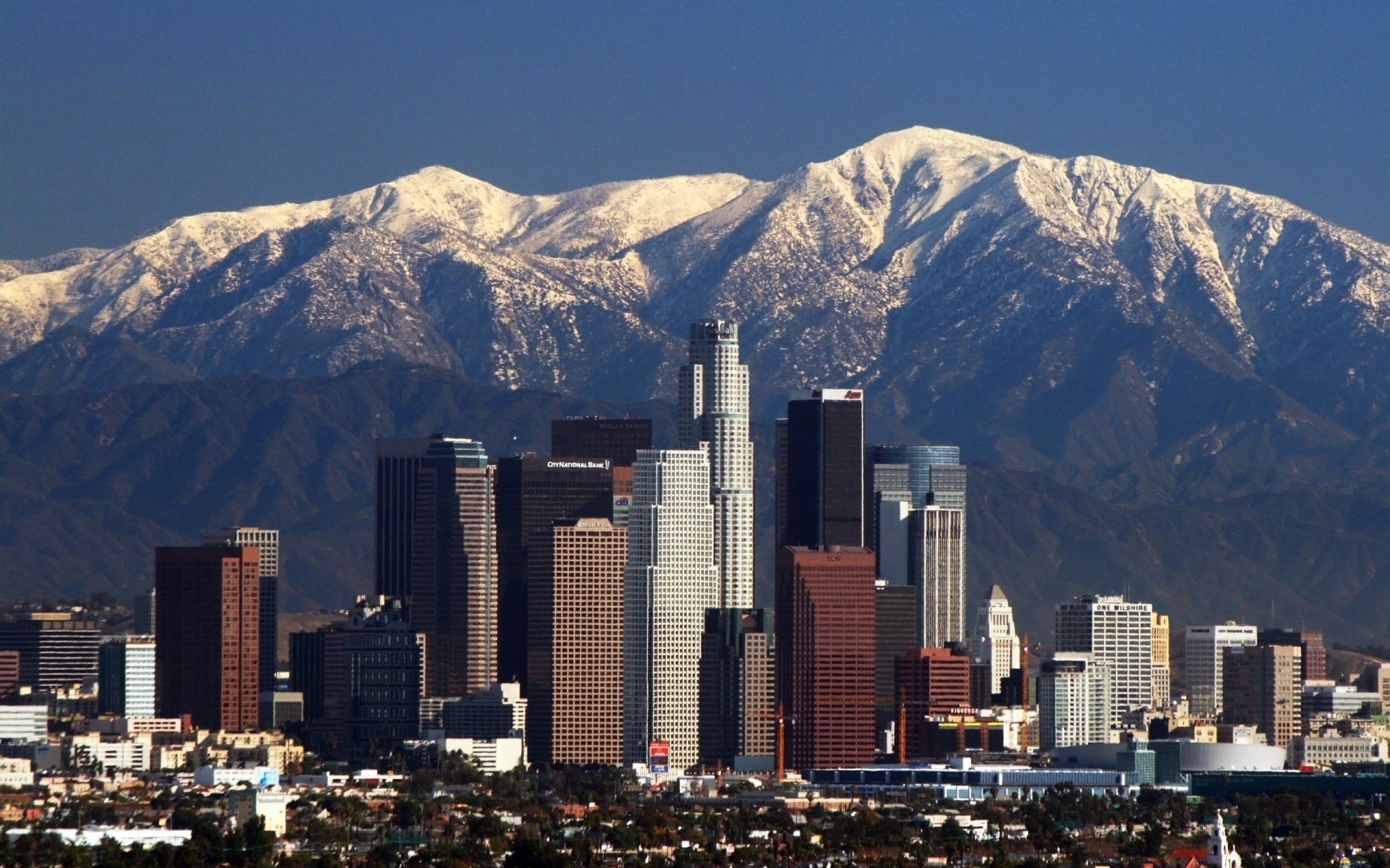 america city cityscape skyline travel skyscraper architecture building panoramic mountain downtown daylight evening harbor sky office mountain peak outdoors