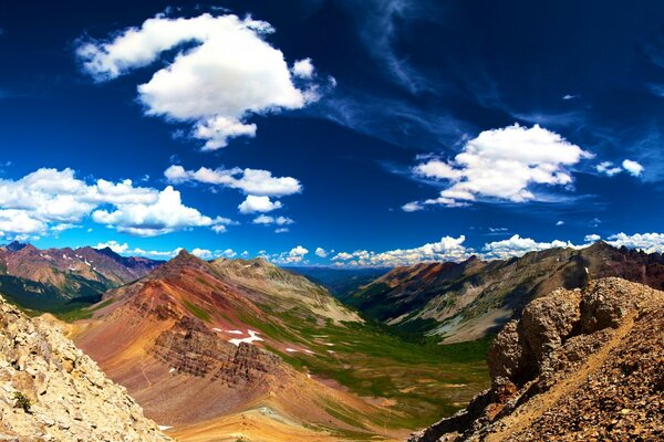 Schöne Landschaft aus dem fernen Amerika