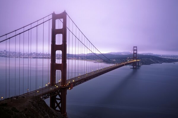 Most Golden Gate w San Francisco