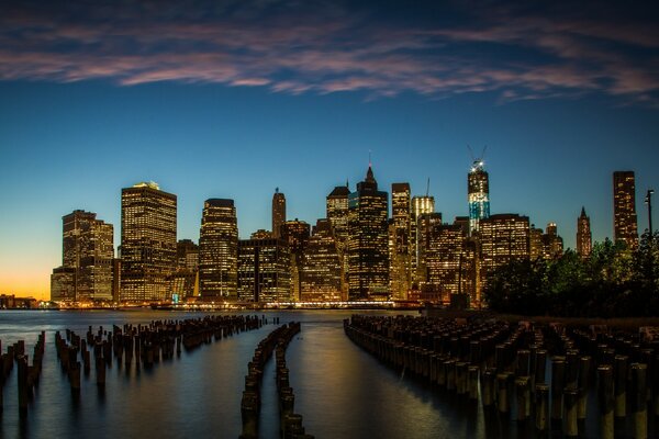 Eine Reise nach Amerika. Blauer Himmel