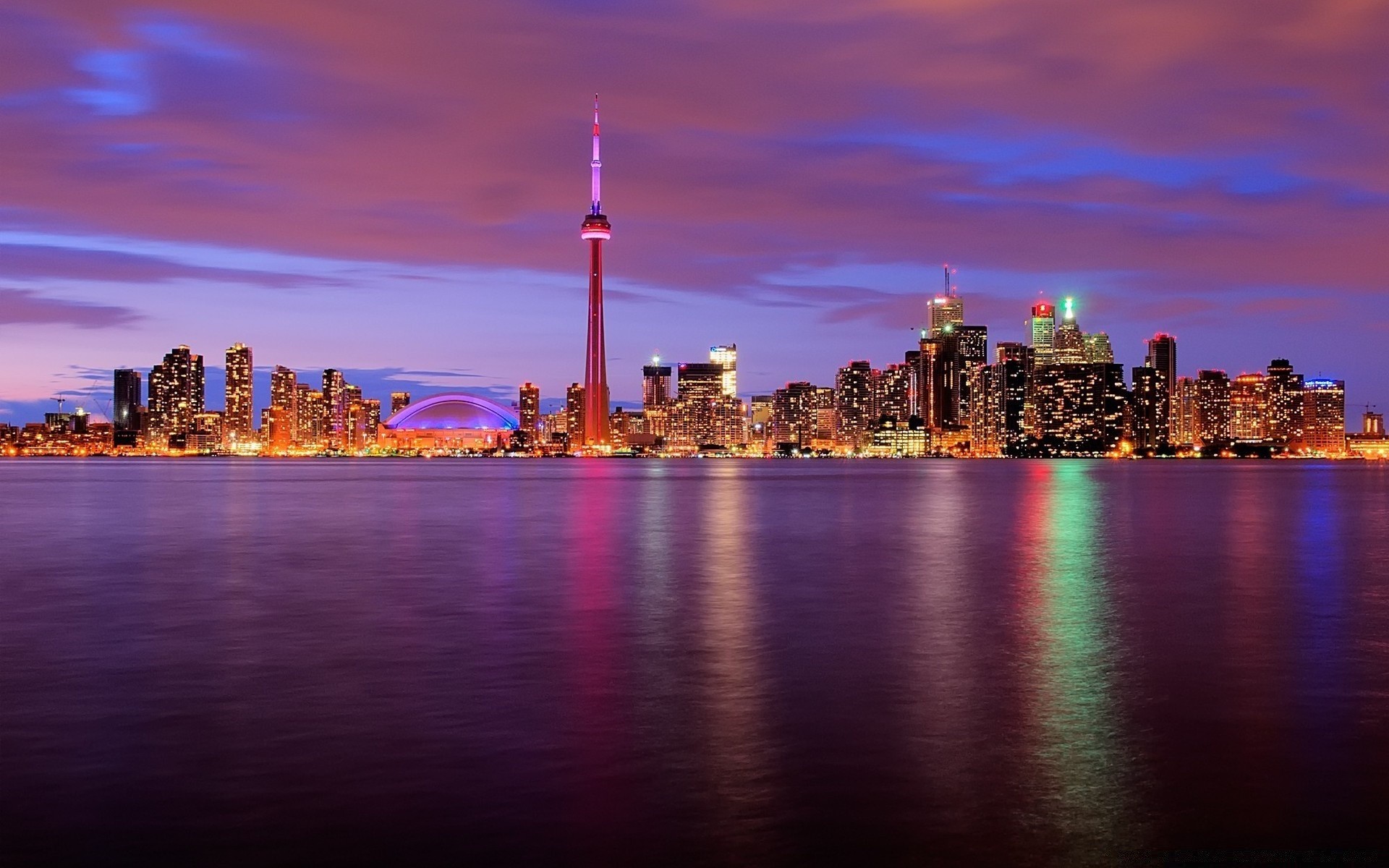 america skyline city cityscape architecture dusk downtown sunset skyscraper water evening river sky reflection building travel urban tower waterfront bridge harbor