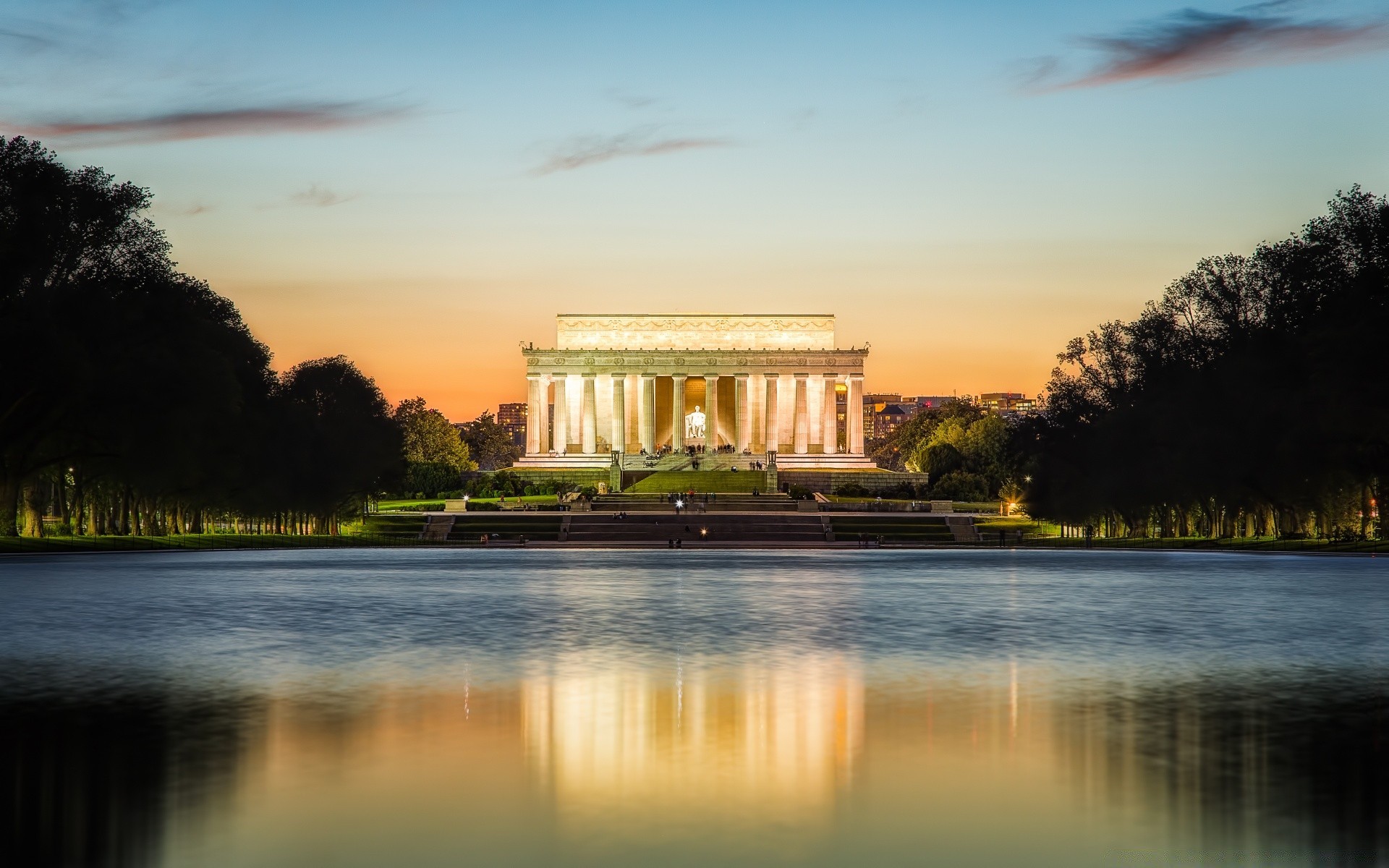 amerika wasser architektur im freien himmel baum reisen fluss reflexion see sonnenuntergang sommer dämmerung