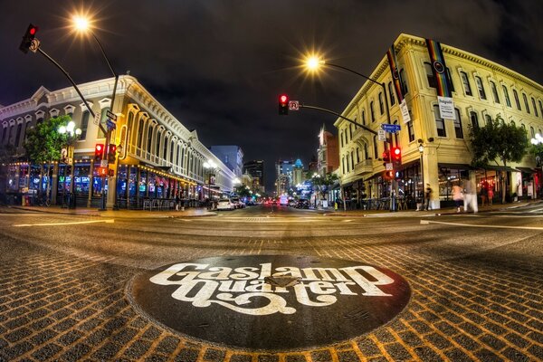 América de la calle en la ciudad para viajar