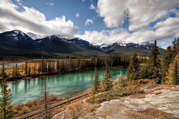 Natura, montagne e laghi D America