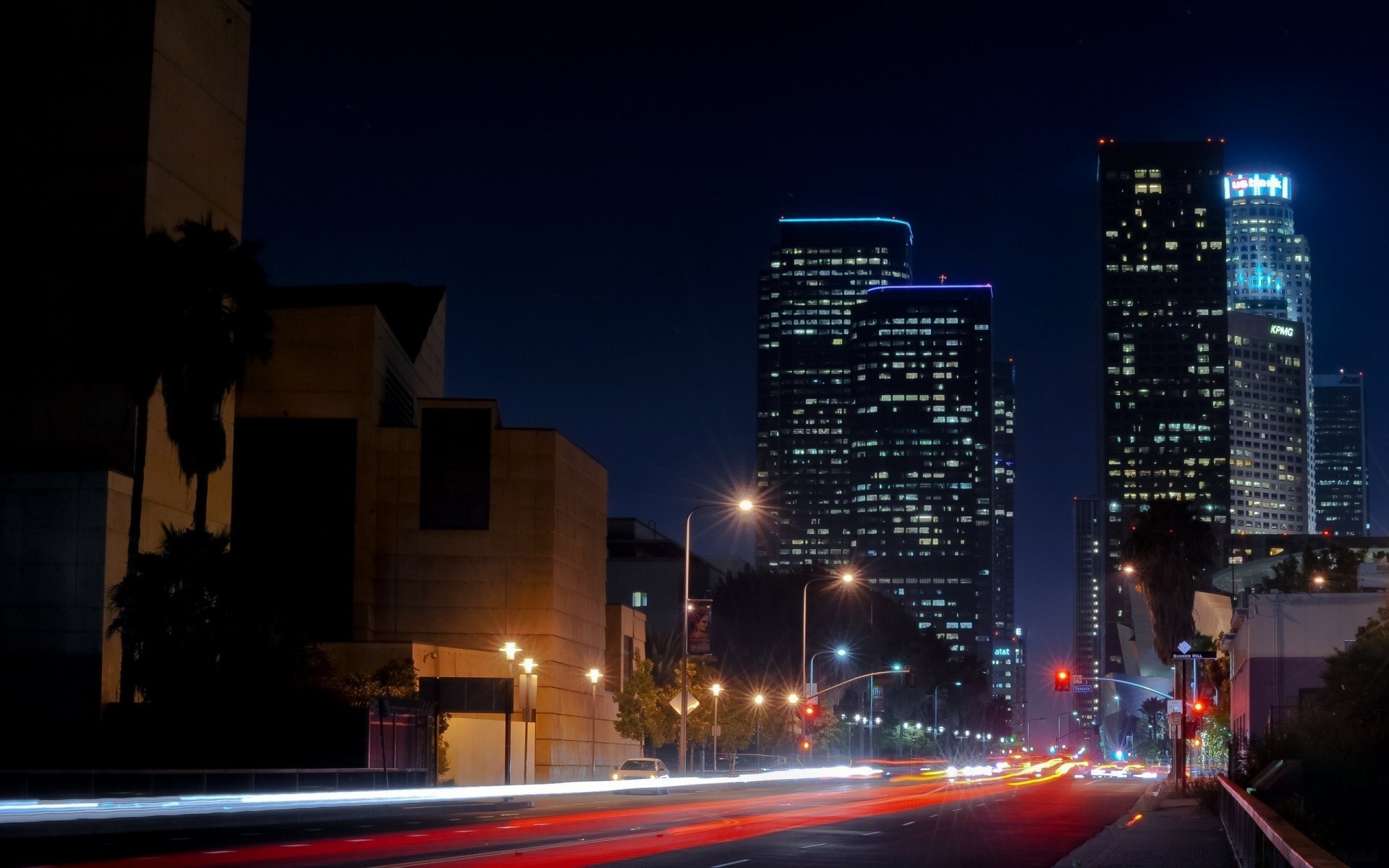 amerika verkehr straße innenstadt unschärfe wolkenkratzer abend dämmerung stadt auto straße autobahn reisen transportsystem bus hintergrundbeleuchtung architektur haus licht schnell geschäft