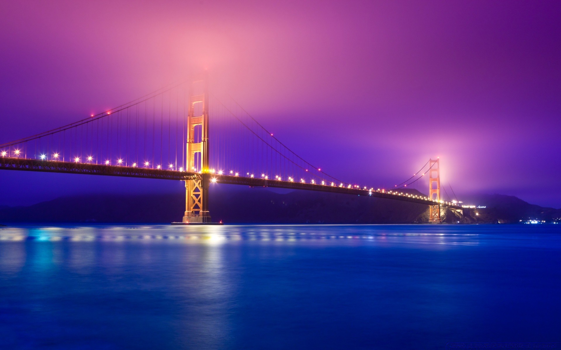 américa ponte água noite anoitecer pôr do sol céu cidade arquitetura viagens luz sistema de transporte rio ponte suspensa reflexão urbano cidade mar marco torre casa