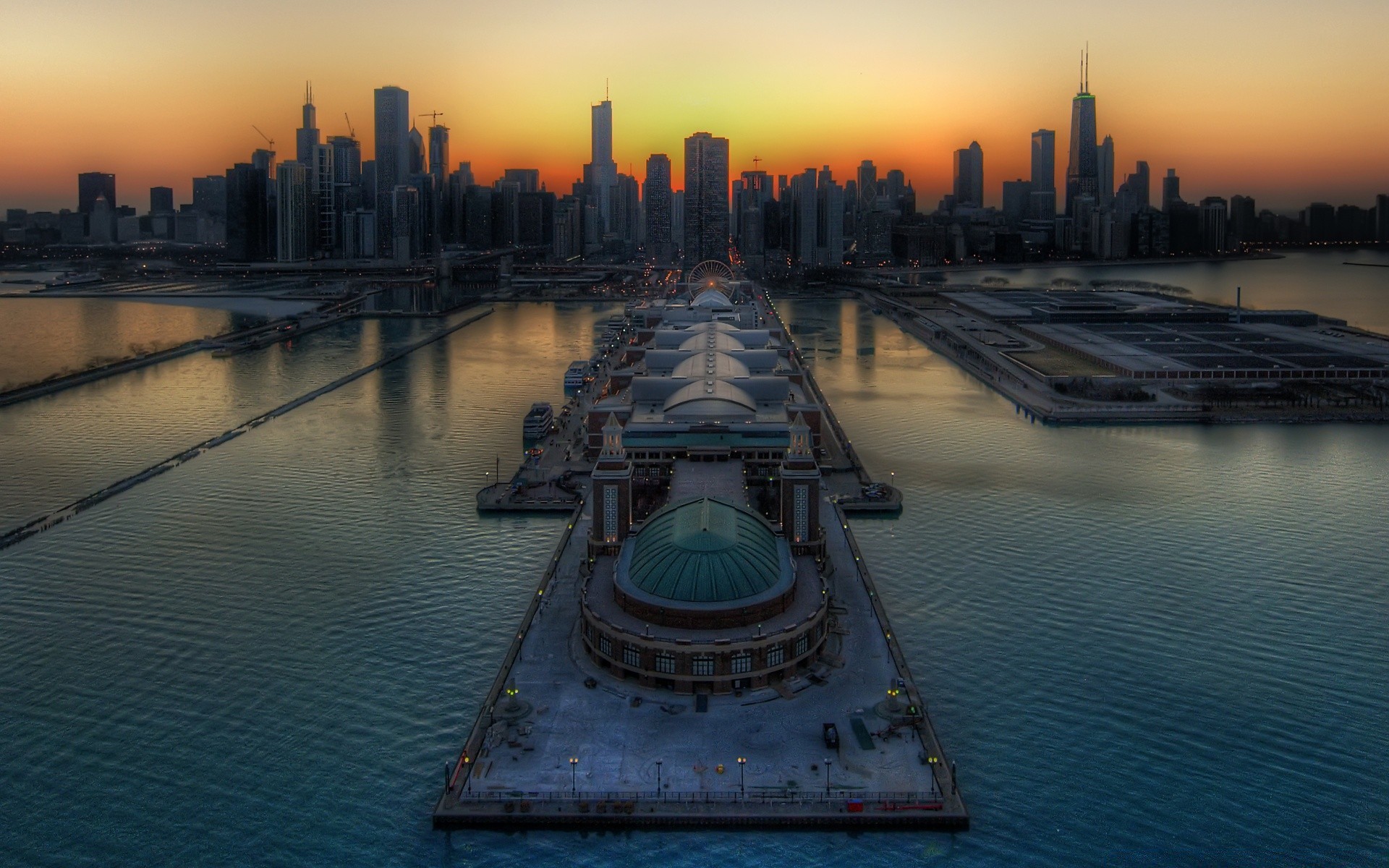 amerika wasser sonnenuntergang fluss dämmerung stadt architektur brücke reflexion reise abend pier stadt skyline dämmerung hafen himmel haus städtisch licht