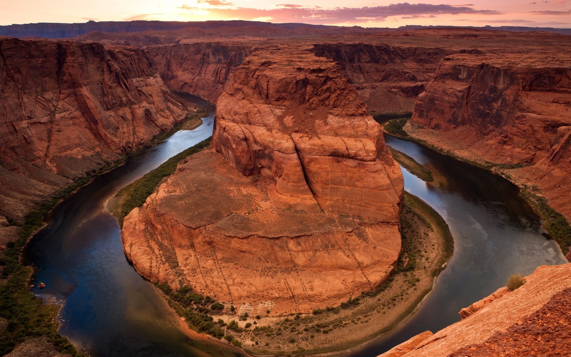 amerika schlucht wüste wasser sandstein geologie fluss im freien reisen landschaft tal hufeisen rock landschaftlich schlucht tageslicht stausee fern